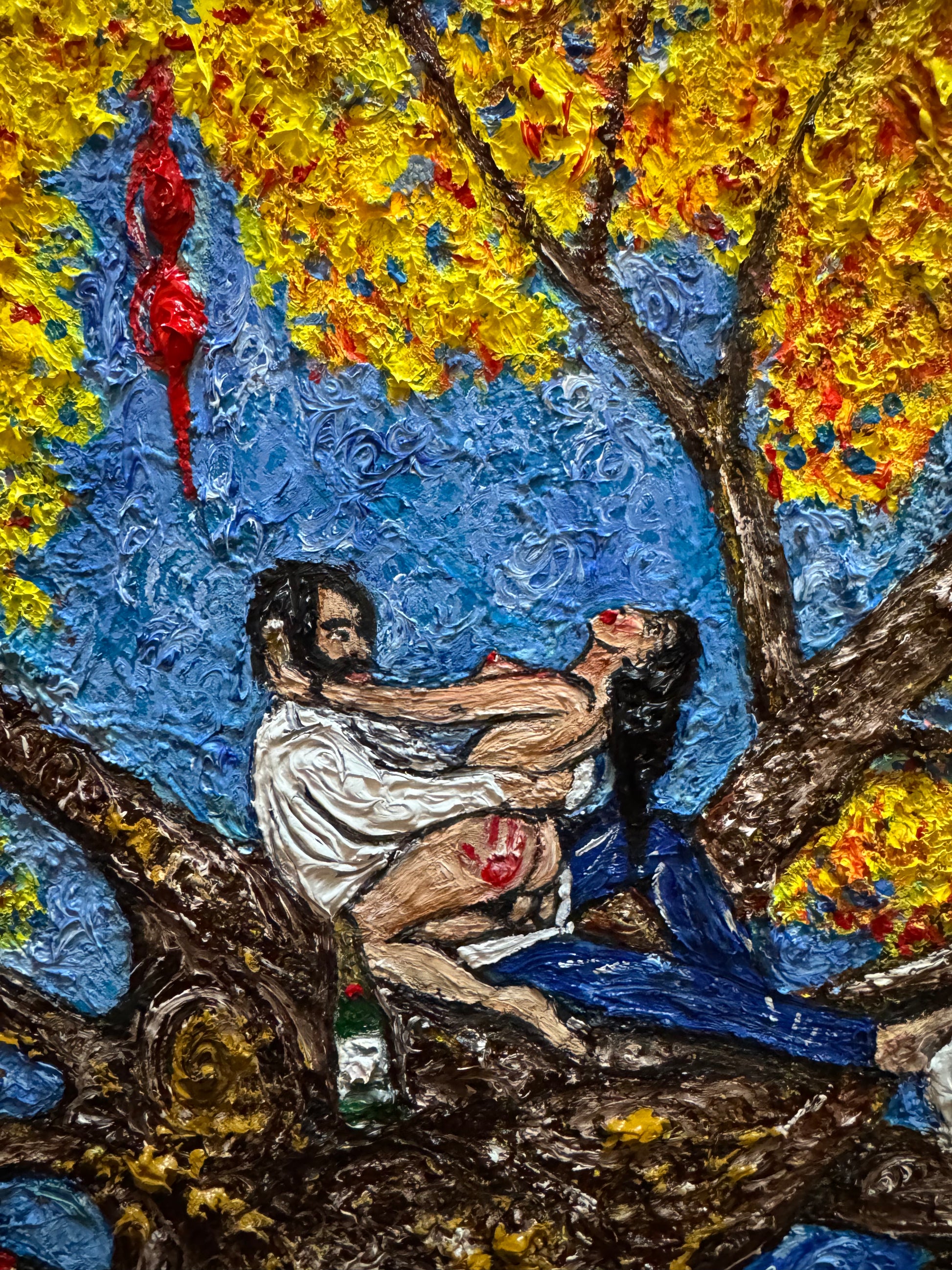 Passion - Original Heavily Textured Oil Painting 60cm x 80cm
