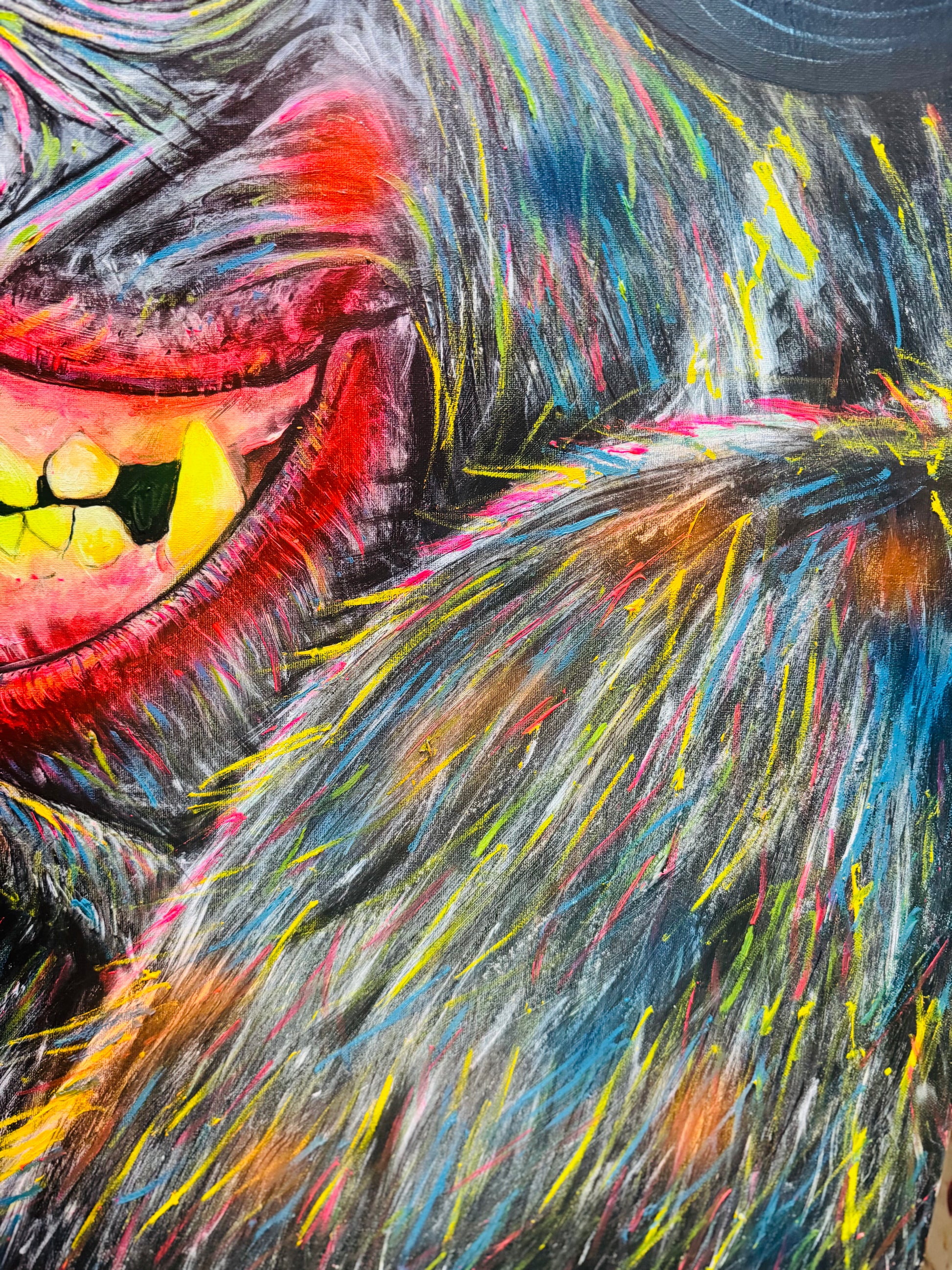 King Kong – The Matrix Edition | Original Pop Art Oil Painting