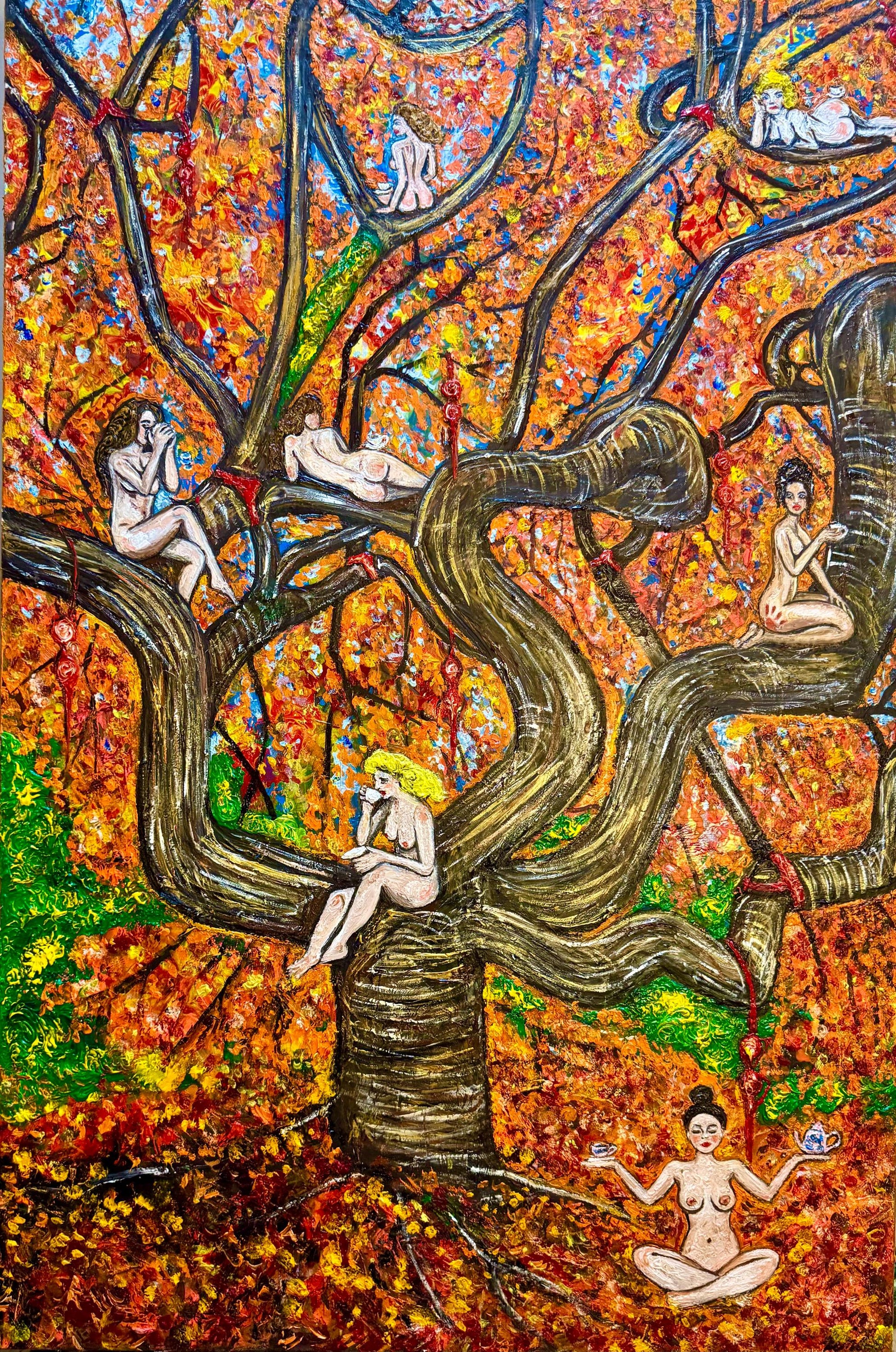 AUTUMN - Original Oil Painting 90cm x 60cm by Limaxart