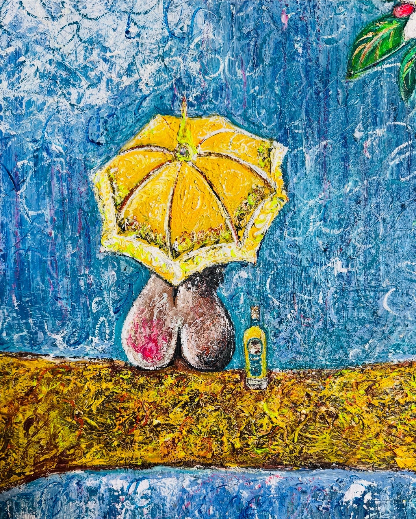 LIMONCELLO - Original Abstract Art Painting 80cm x 100cm