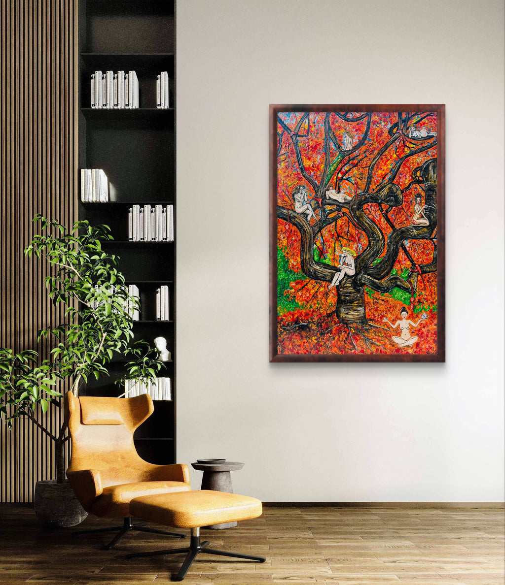 AUTUMN - Original Oil Painting 90cm x 60cm by Limaxart