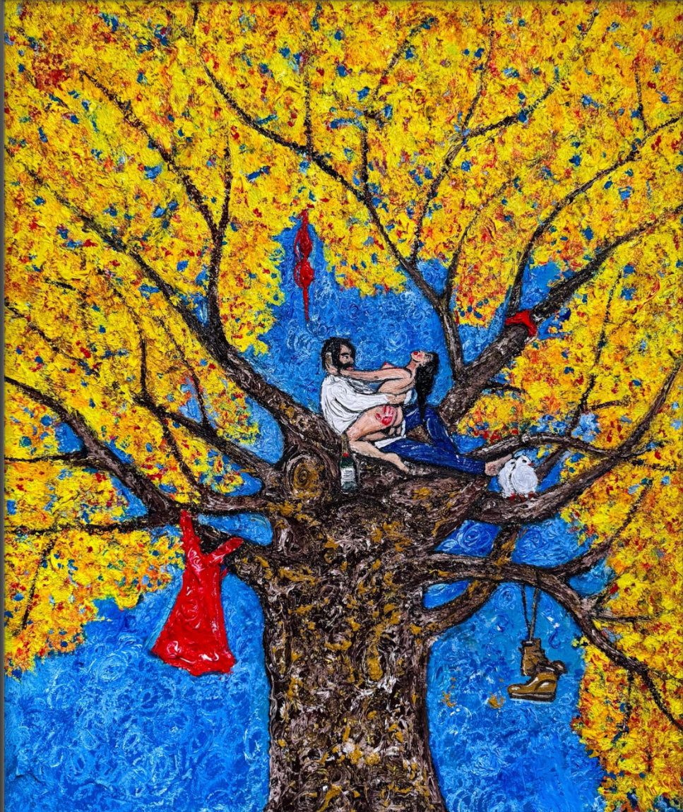 Passion - Original Heavily Textured Oil Painting 60cm x 80cm