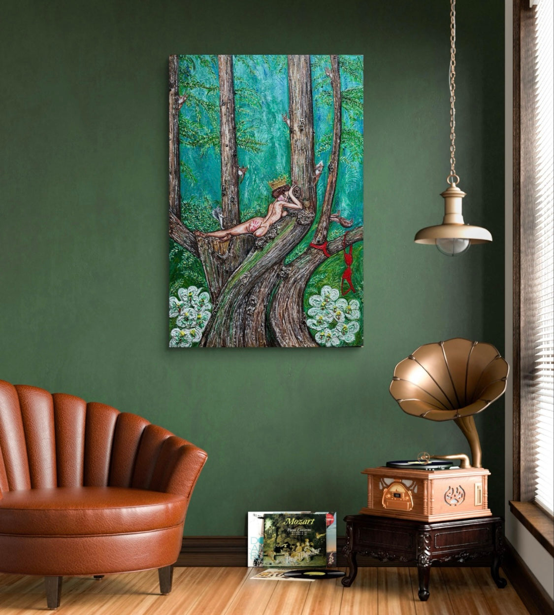 Queen of Cups - Original Oil Painting 60cm x 90cm
