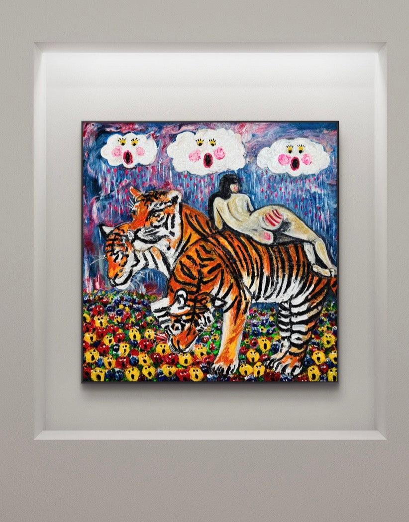 Tigre à trois têtes