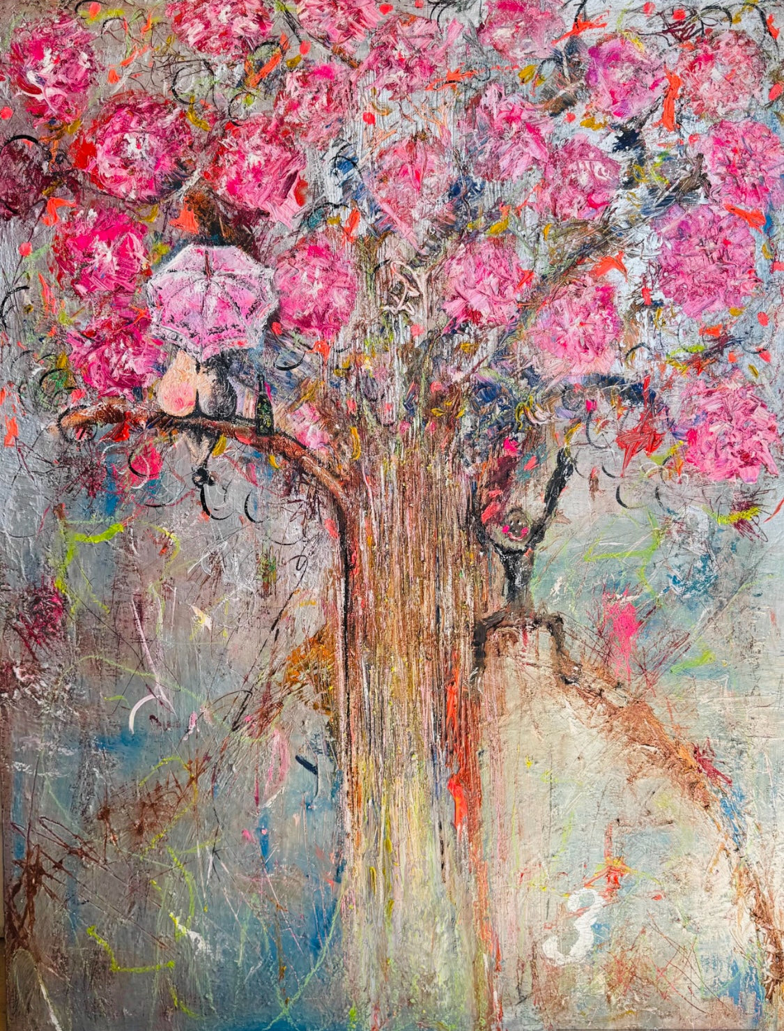 The Fool - Original Abstract Oil Painting 80cm x 100cm