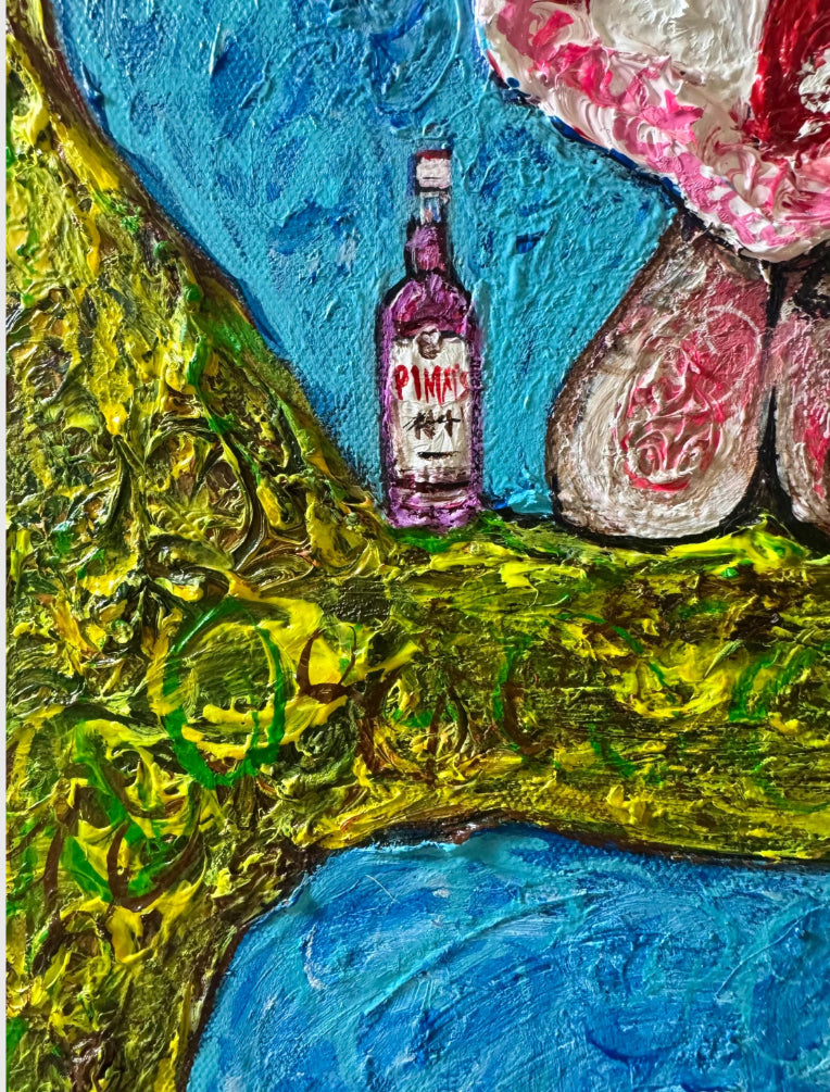Strawberry Tree - Original Contemporary Painting by Limaxart