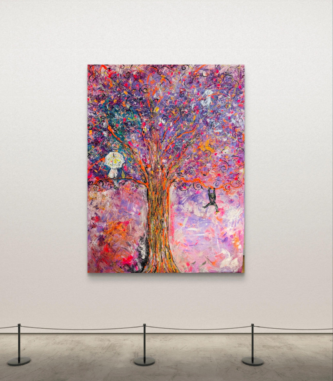 STRENGTH - Original Abstract Painting 90cm x 120cm | Contemporary Art by Limaxart