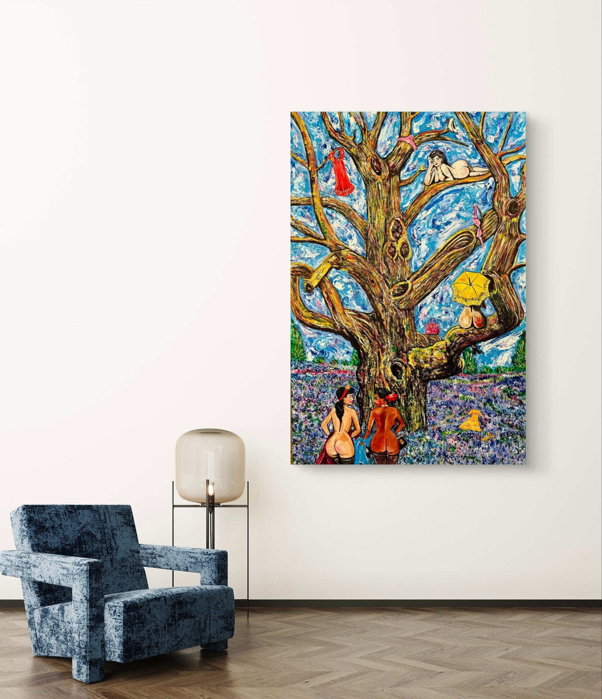 Tree of Couture - Original Oil Painting 90cm x 60cm