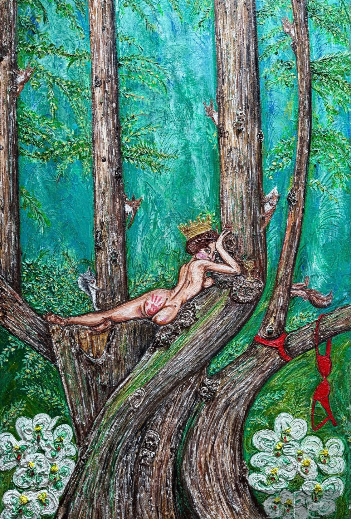 Queen of Cups - Original Oil Painting 60cm x 90cm