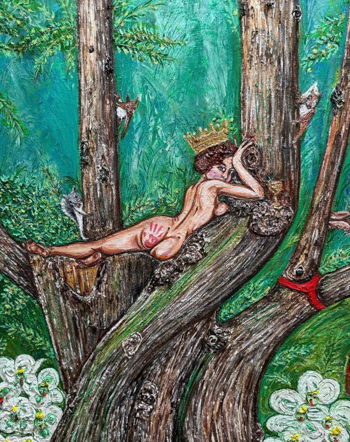 Queen of Cups - Original Oil Painting 60cm x 90cm