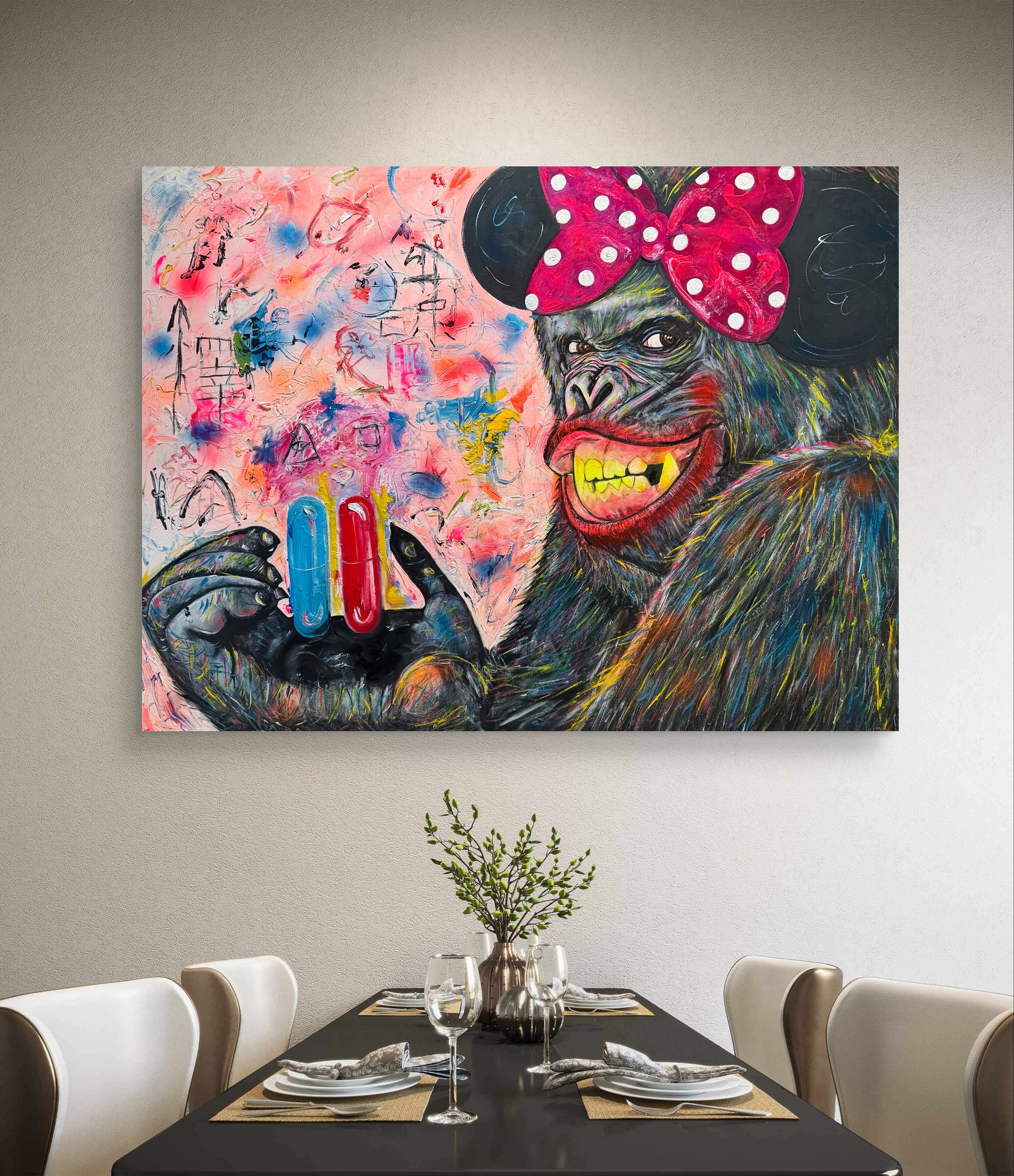 King Kong – The Matrix Edition | Original Pop Art Oil Painting