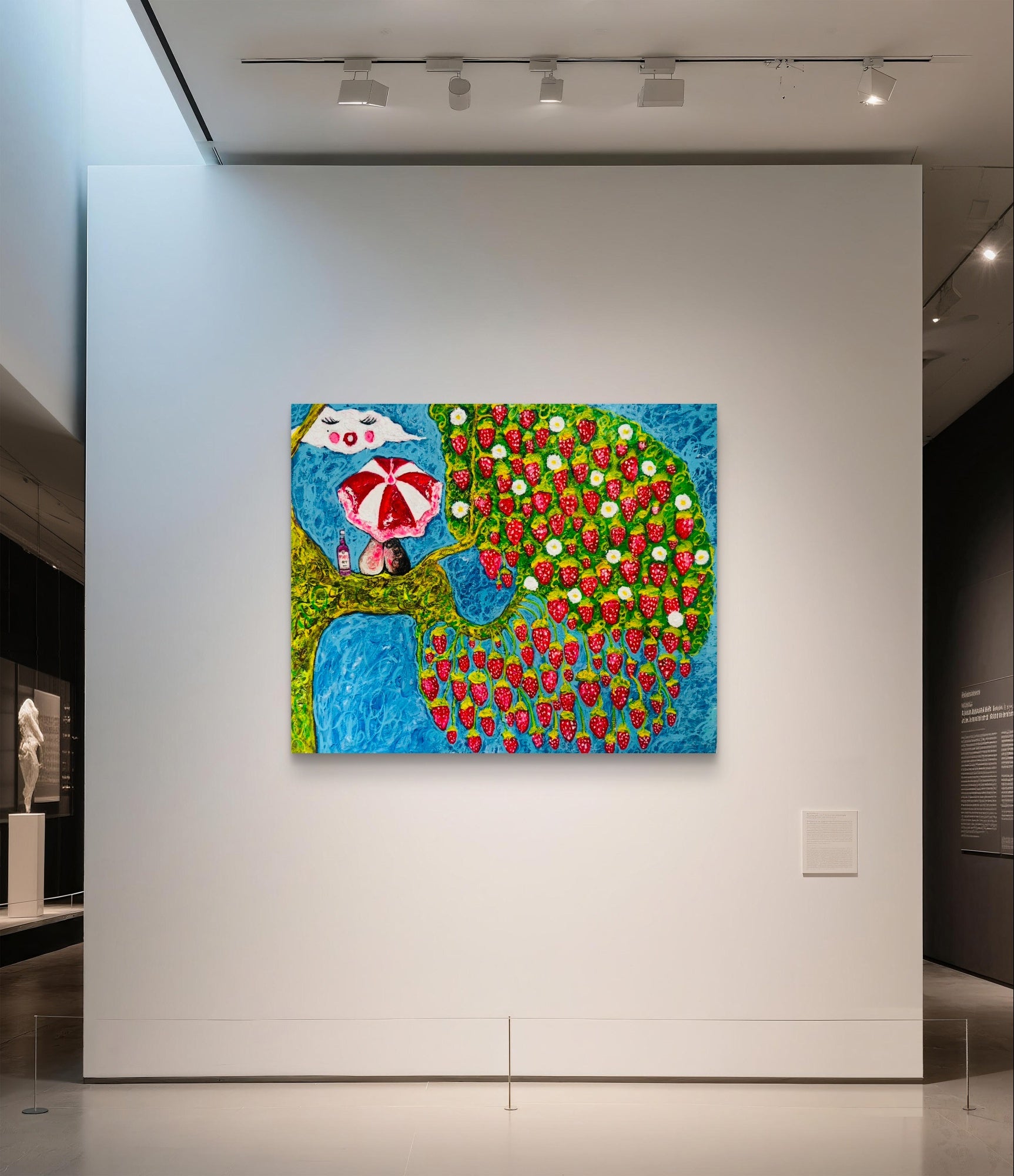 Strawberry Tree - Original Contemporary Painting by Limaxart