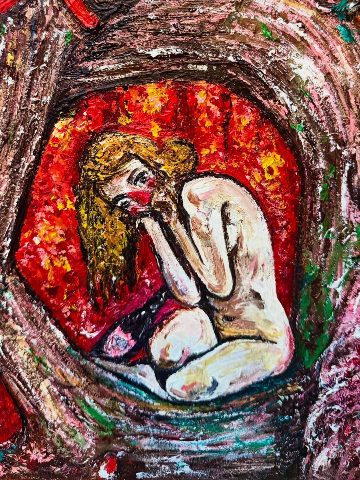 Love Sick - Original Oil Painting 60cm x 45cm