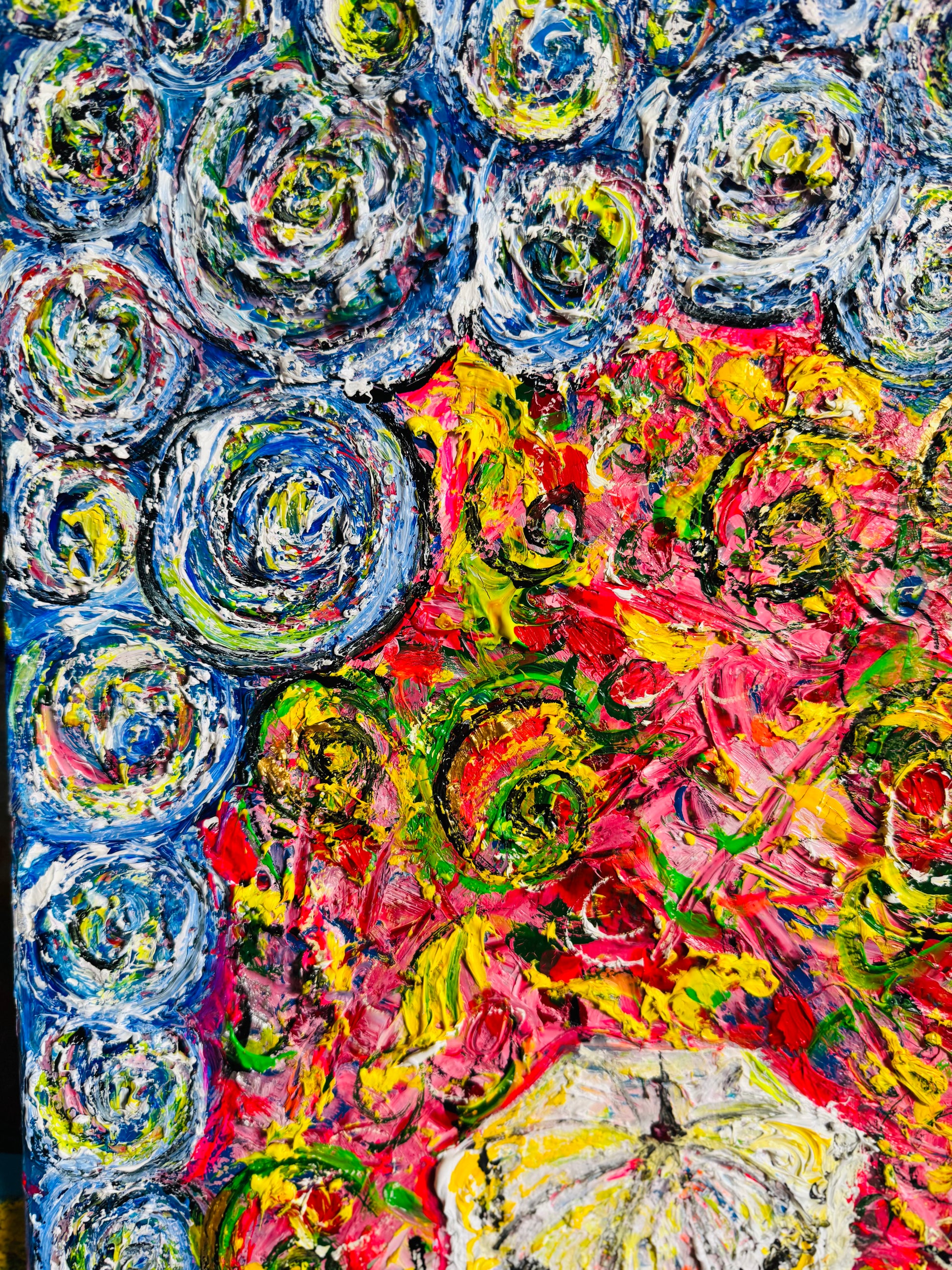 MAJESTIC - Large Abstract Art Painting 90cm x 120cm