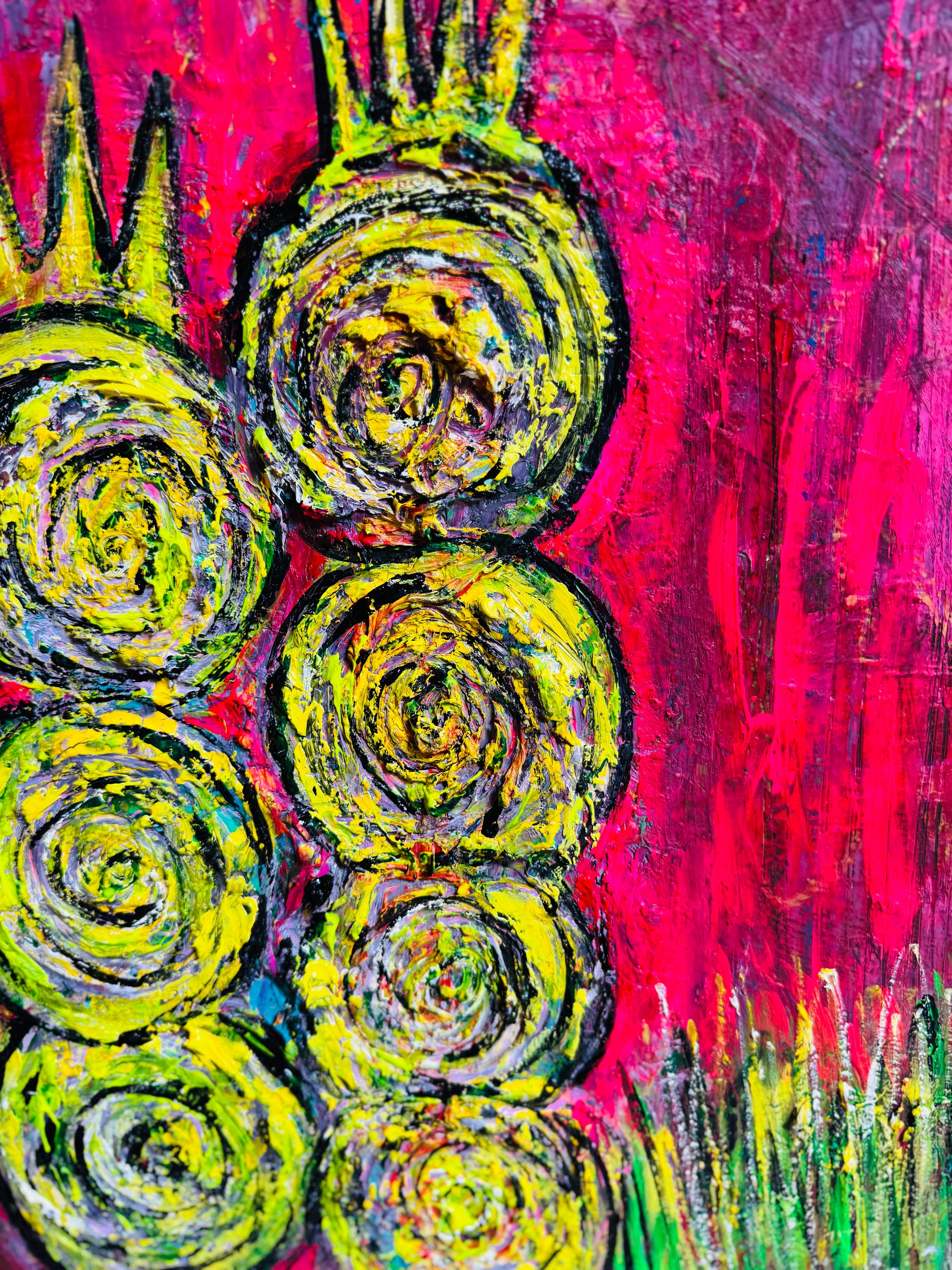 MAJESTIC - Large Abstract Art Painting 90cm x 120cm