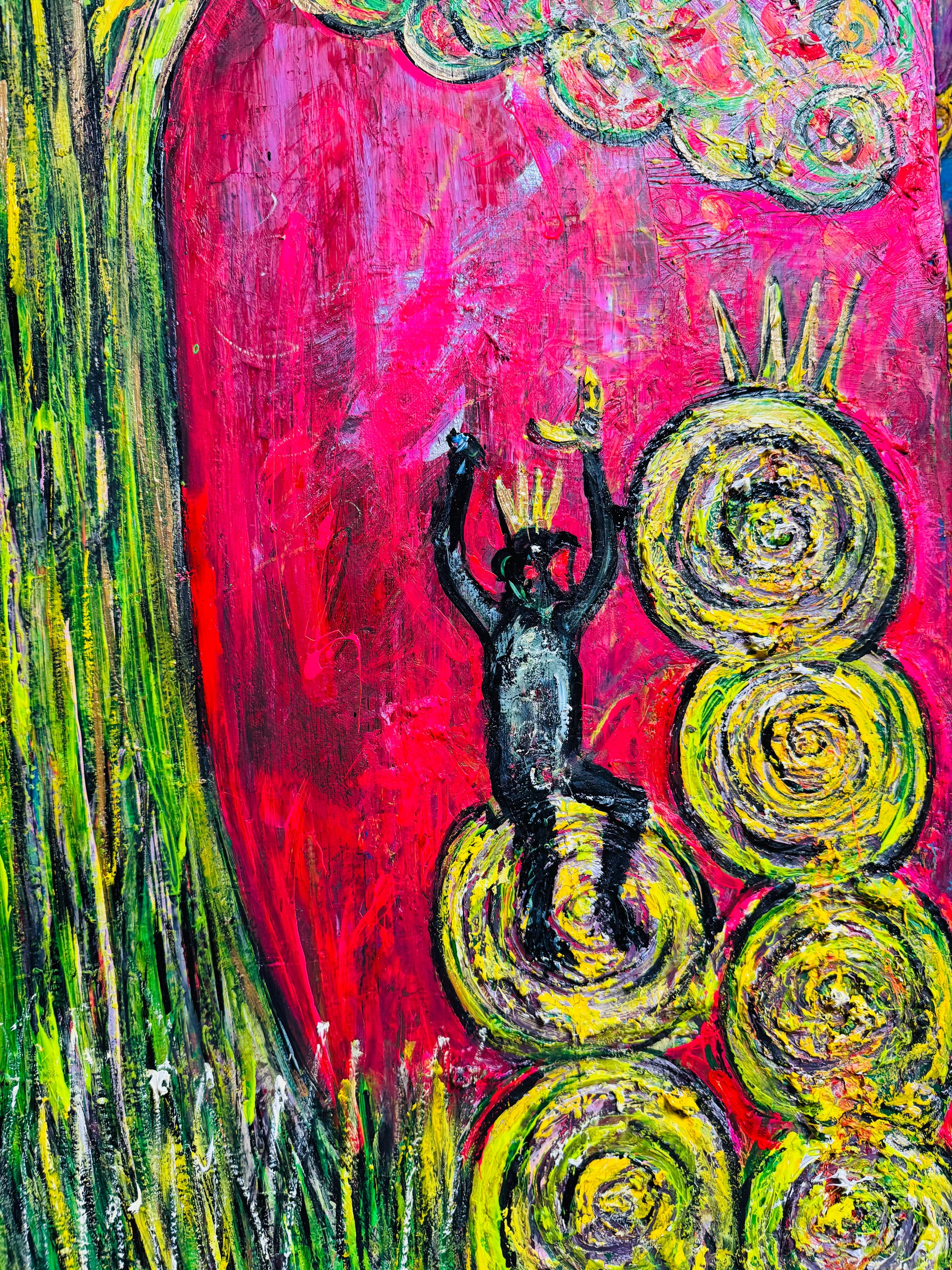 MAJESTIC - Large Abstract Art Painting 90cm x 120cm