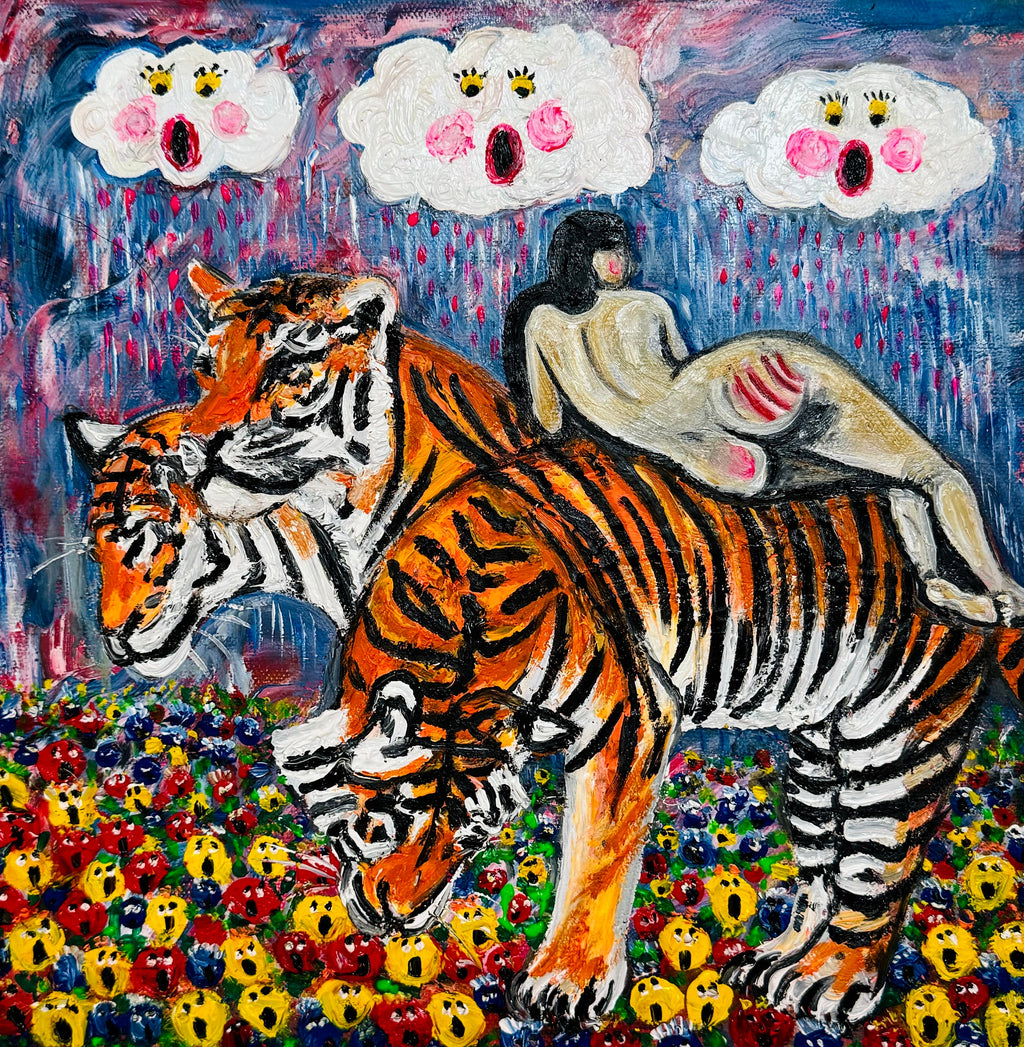 Tigre à trois têtes