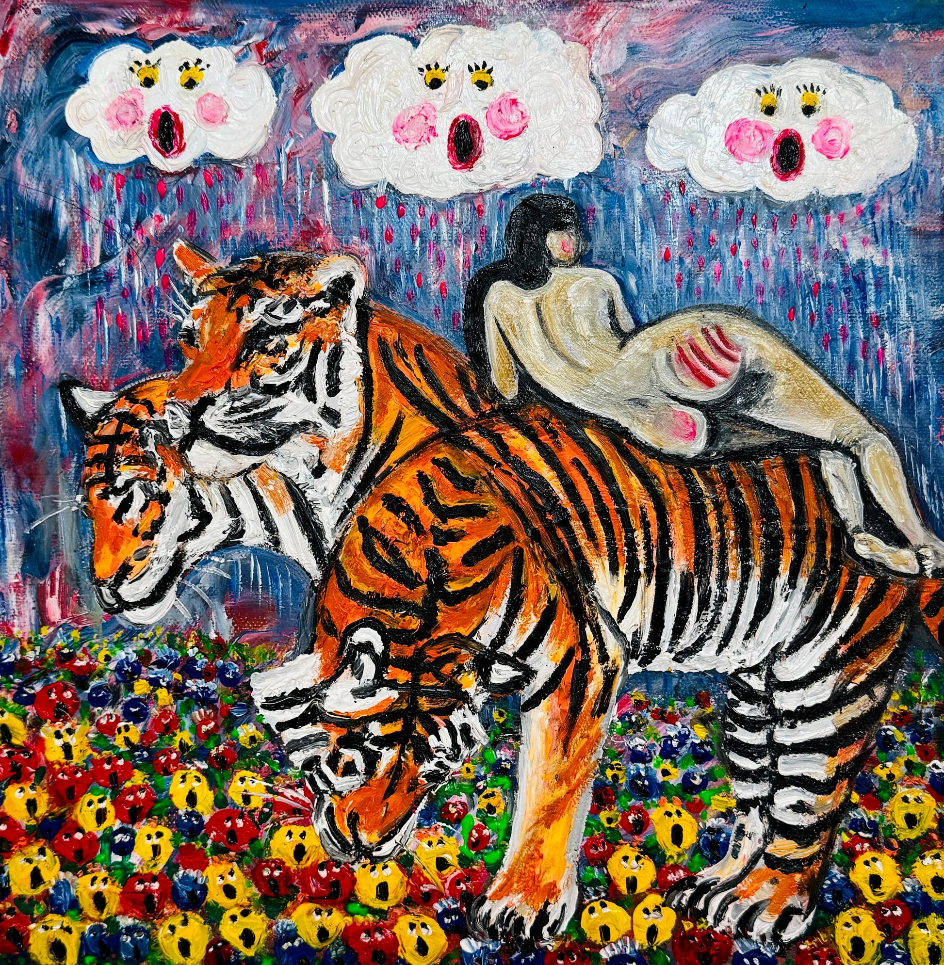 Tigre à trois têtes