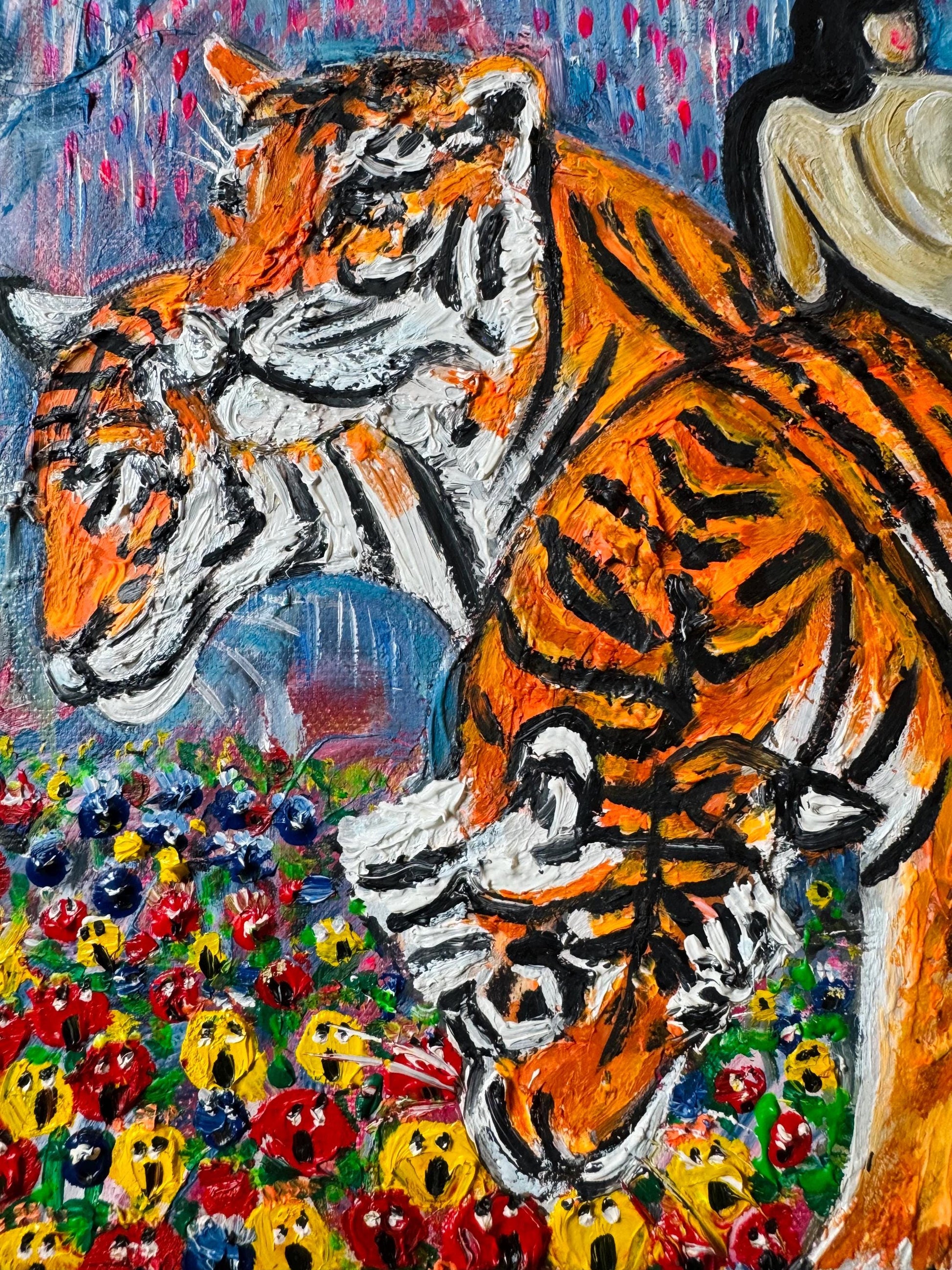 Tigre à trois têtes
