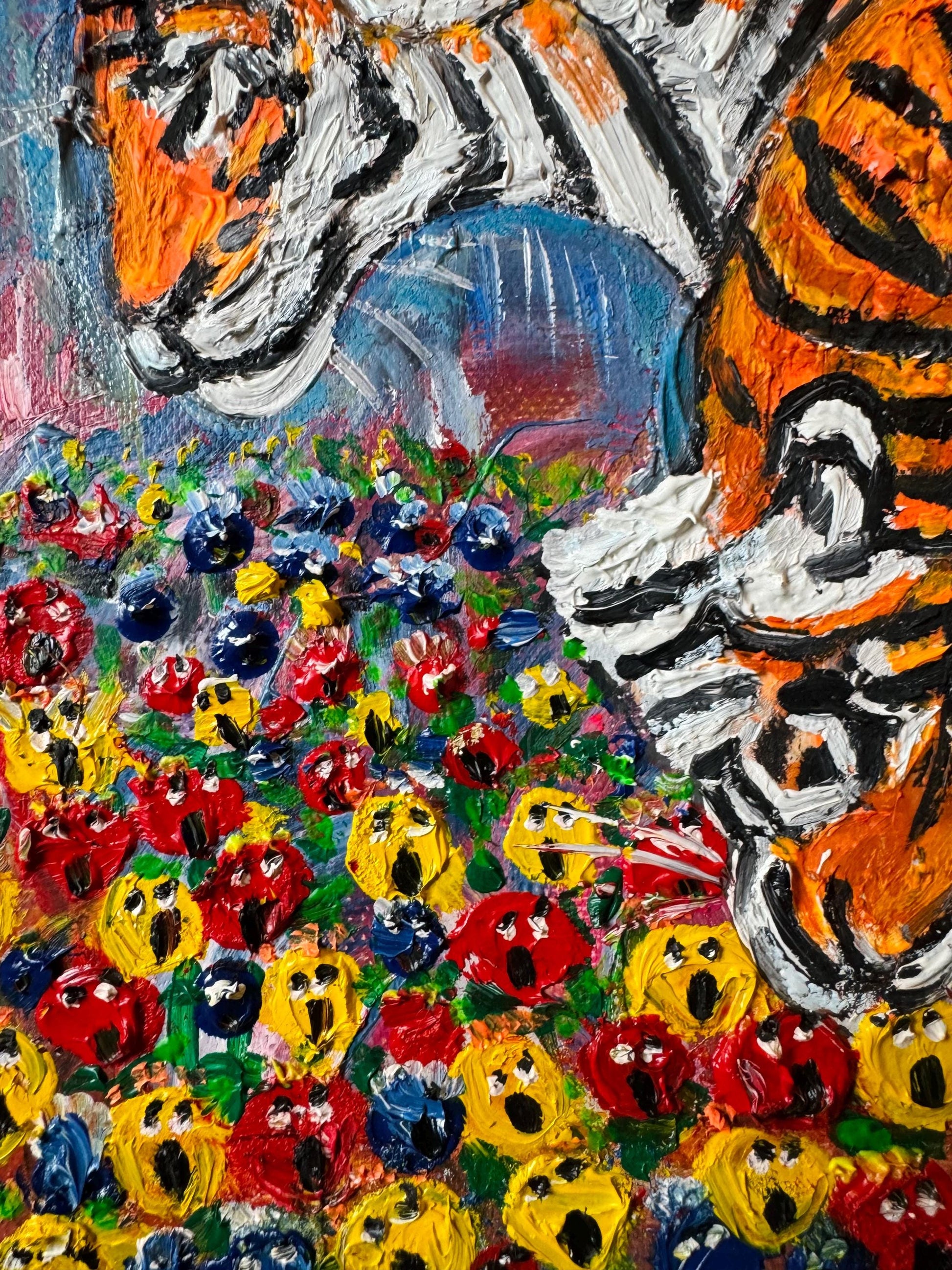 Tigre à trois têtes