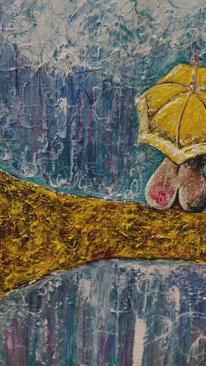 LIMONCELLO - Original Abstract Art Painting 80cm x 100cm